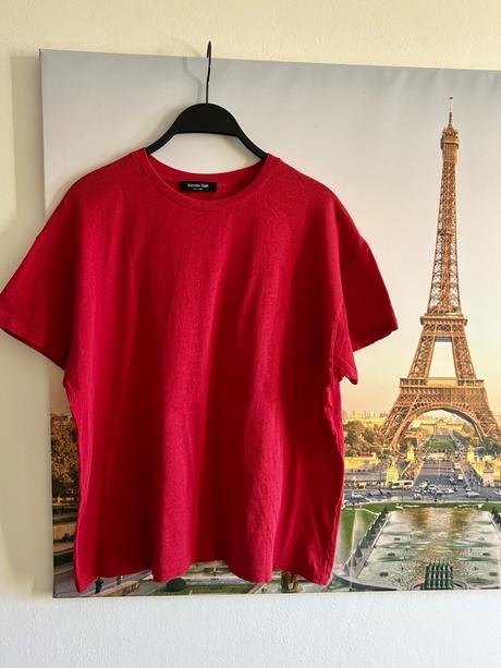 Tričko zn.massimo dutti č.m bavlna s ľanom, m