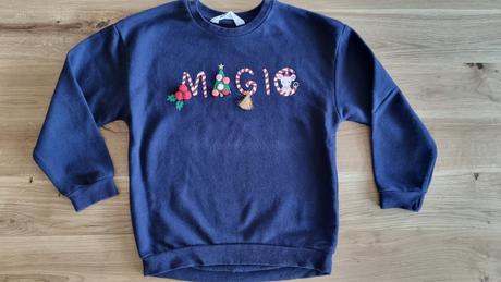 Vianočná mikina, h&m,122