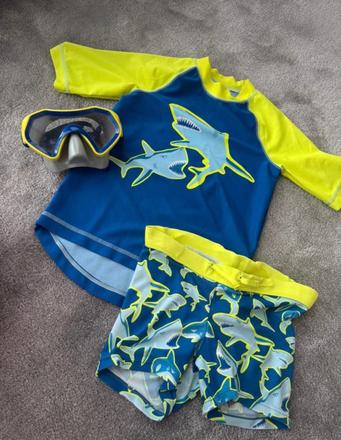 Komplet na kúpanie h&m 110/116, h&m,116