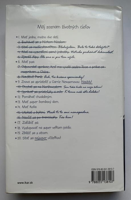 Lori nelsonová spielmanová -zoznam všetkých želaní, 