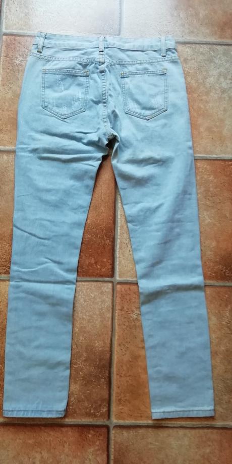 Dievčenské rifle svetlo modré., 164