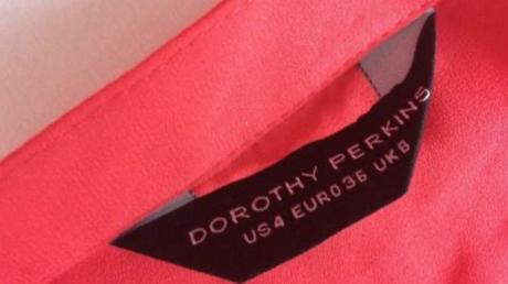 Dorothy perkins coral blúzka vel.36/s, dorothy perkins,36 / s