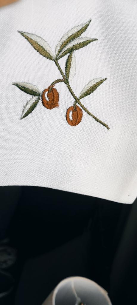 Bavlnené vrecúška s výšivkou,