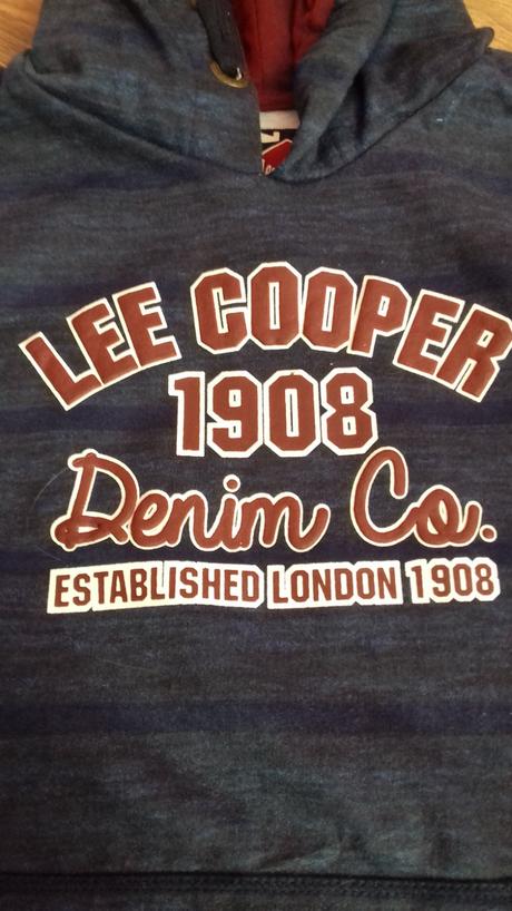 Chlapčenská mikina s kapucňou, lee cooper,152