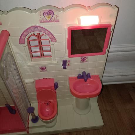 Vintage barbie kúpeľňa,