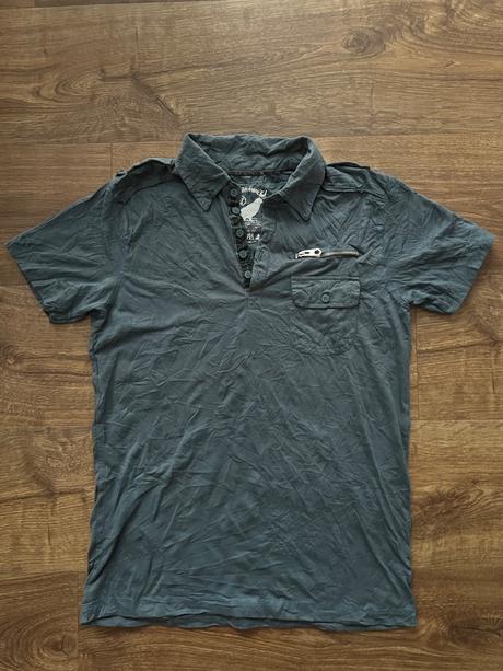 Polokošeľa s pokrčeným vzhľadom, m