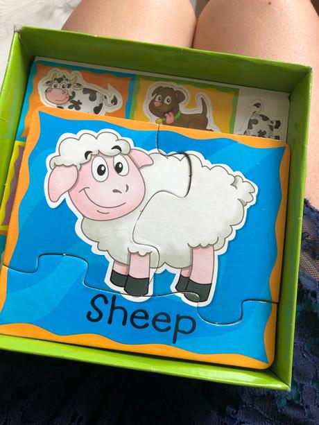 Puzzle so zvieratkami,