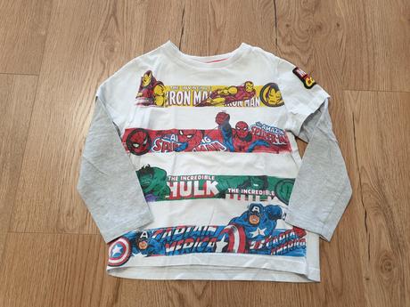 Tričko s dlhým rukávom marvel, marvel,116