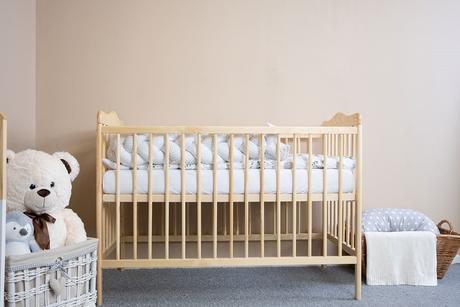 Nová postieľka biela / prírodná spúšťací bok, šírka (cm): 60,dĺžka (cm): 120