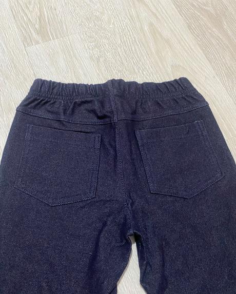 Dievčenské legíny riflová látka, 158