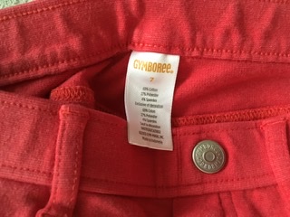 Nohavice džegíny, gymboree,122