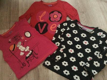 Nátelníky love 3 ks/3-4 roky, f&f,104