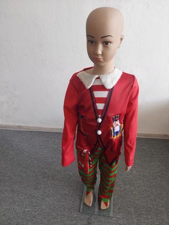 Elf karnevalový vianočný kostým veľ.110-116,