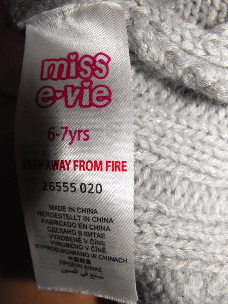 Sivé úpletové šatky miss e-vie, evie angel,116