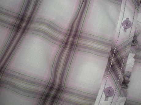 Dievčenská károvaná košeľa zn. h&m veľ. 116-122, h&m,116