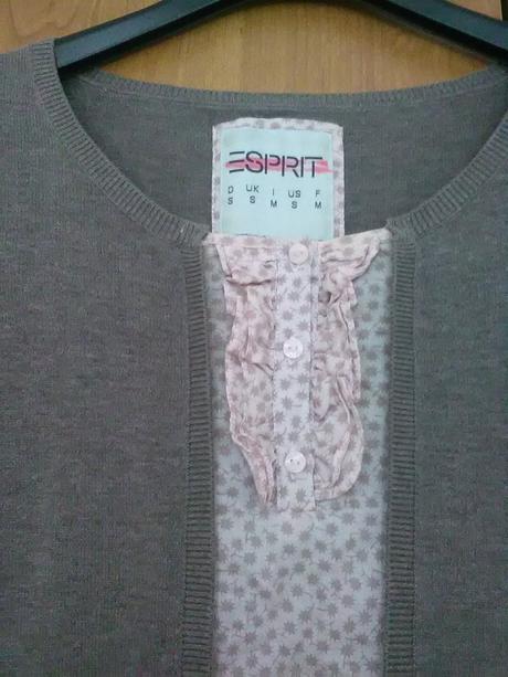 Pulover 2-oj vrstvoveho vzhľadu, esprit,s