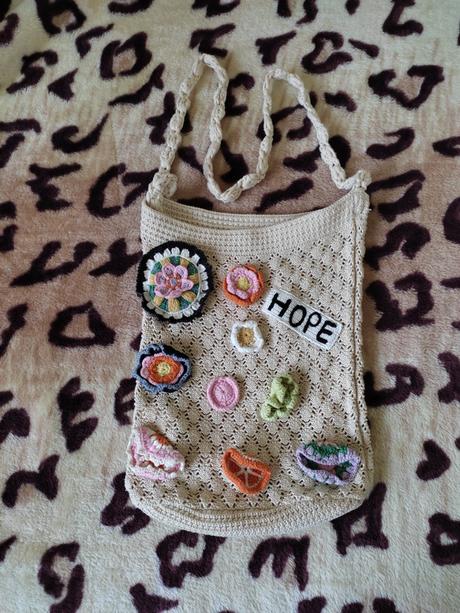 Pletena taska na rameno, 