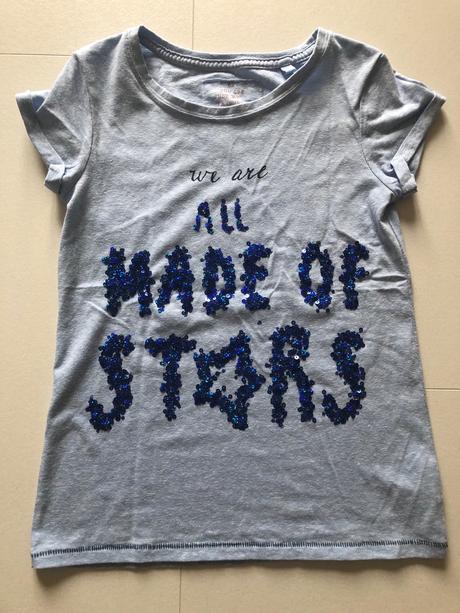 Tricko s flitrovym napisom, next,128