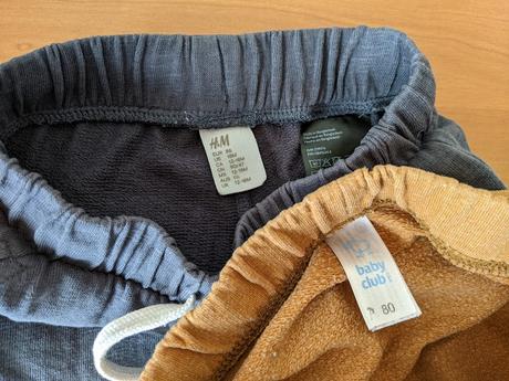 Tepláčiky 1+1, h&m,80