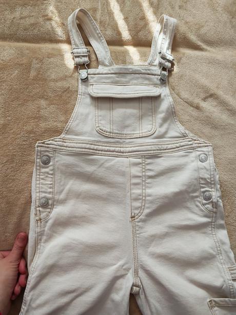 Detské nohavice na traky, h&m,122