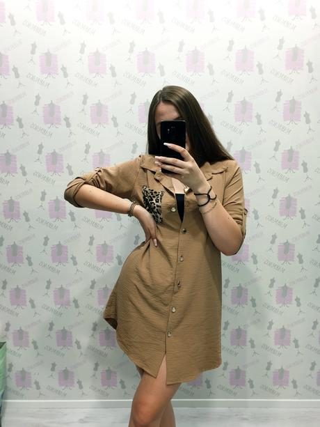 Košeľové šaty s/m, s