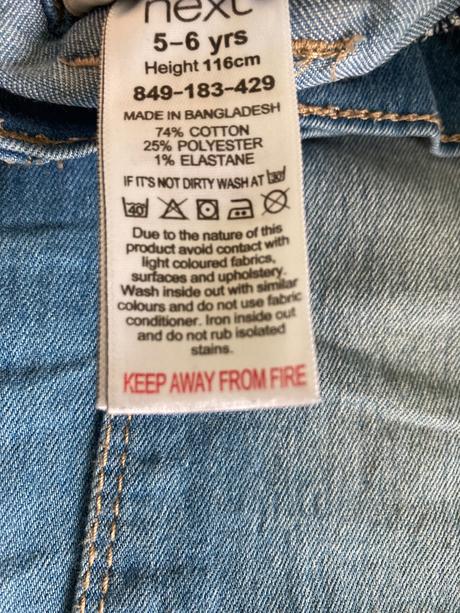 Elastické džínsy, next,116