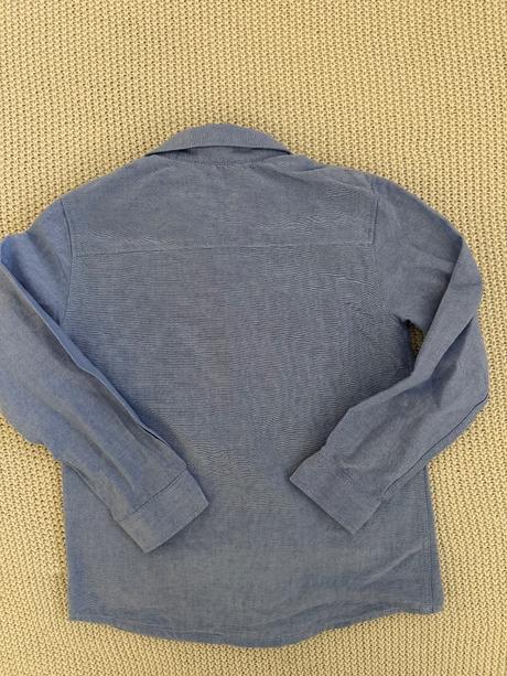 Krásna košeľa modrej farby h&m, h&m,116