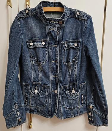 Predám dámsku riflovú bundu, s