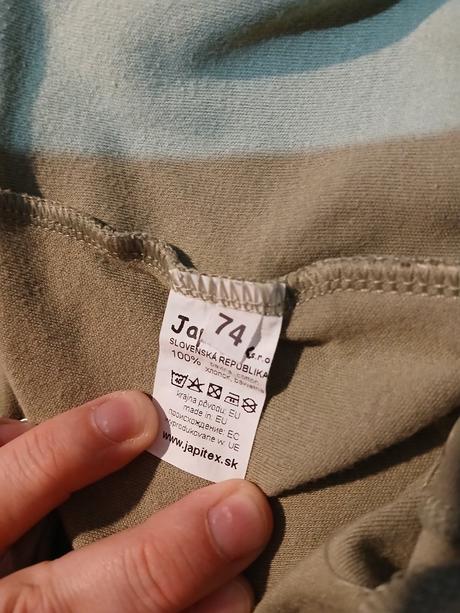 Dlhé dupačky-pyžamko 74, japitex,74