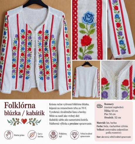 Folklórna blúzka, l