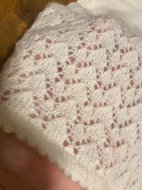 Biele vlnené šaty / šatky, 74