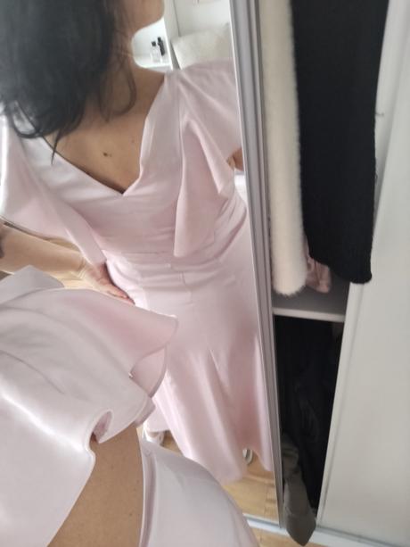 Romantické šaty hm mama m/xl, h&m,m