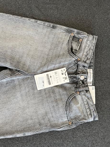 Široké straight wide rifle  s vysokým pásom, stradivarius,36