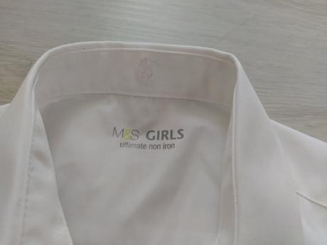 Biela košeľa., marks & spencer,128