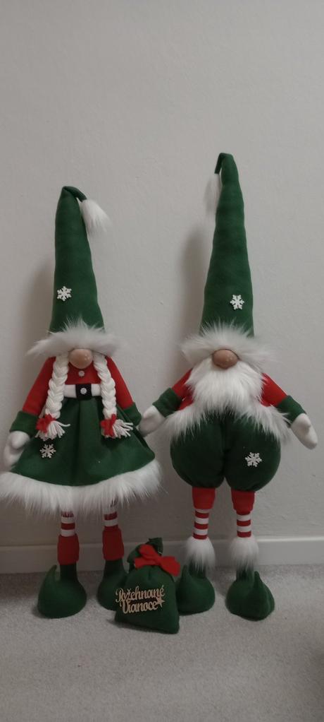 Vianočný párik škriatkov, 