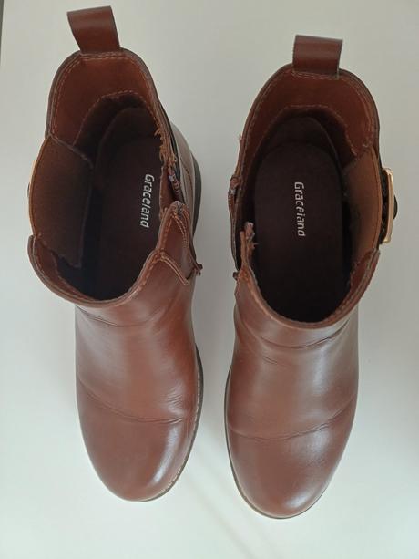 Dámske hnedé topánky, graceland,38