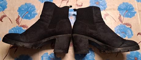 Dámske nízke semišové čižmičky, 41