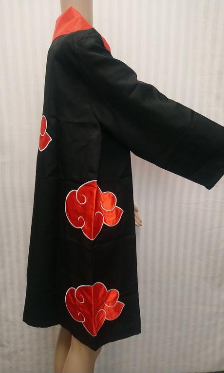 Kostým plášť naruto shippuden - akatsuki, xs, s, m,