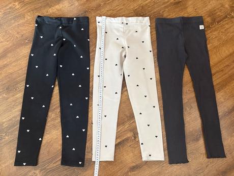 Leginy 3ks, h&m,128