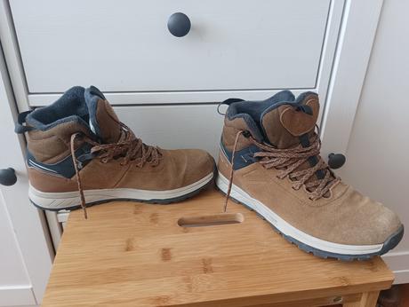 Kožená zimná obuv, quechua,38