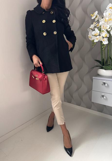 Juicy couture - vlnený kabát, m