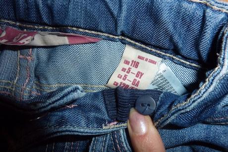 H&m riflové nohavice, v. 116 / 5-6 rokov, h&m,116
