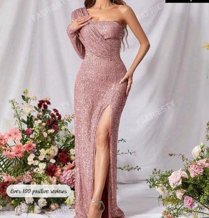 Spoločenské šaty s flitrami, 38