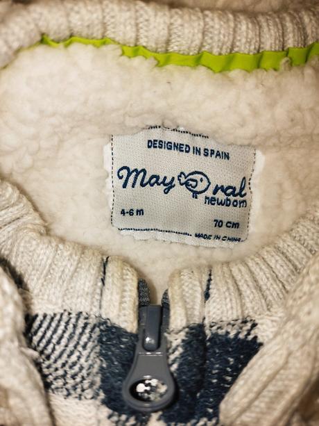 Kabátik mayoral veľkosť 4-6mes., mayoral,68