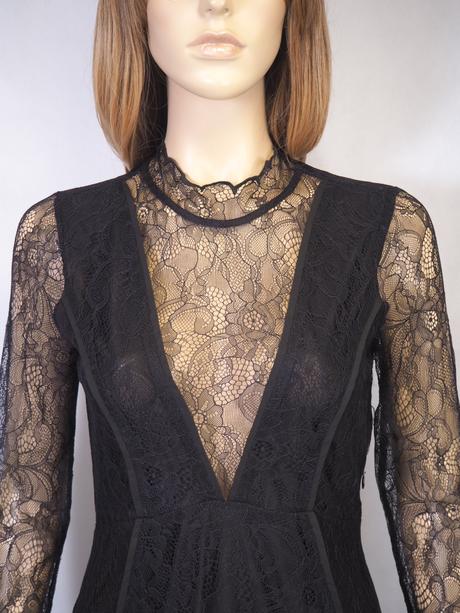 Kvalitné čipkované šaty gina tricot, 36