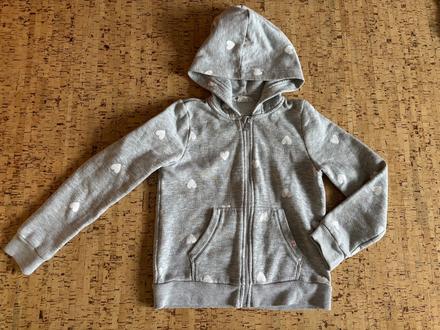 Mikina na zips, h&m,122