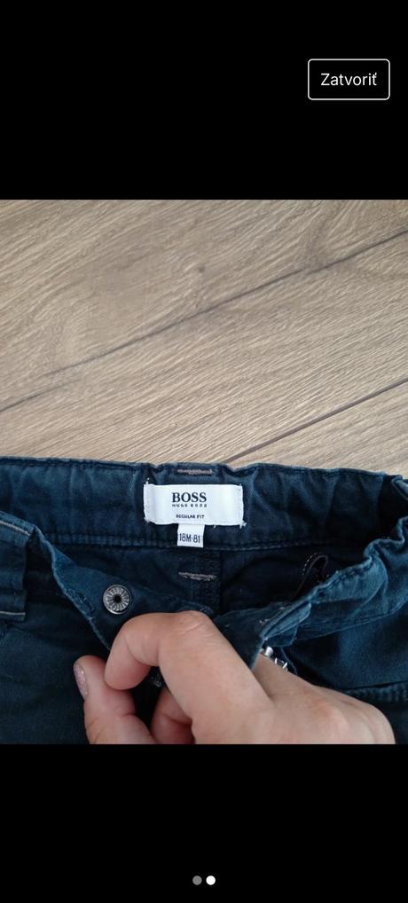 Chlapčenské nohavice hugo boss 80, hugo boss,80