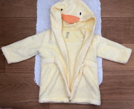 Žltý bavlnený župan f&f, 80, f&f,80