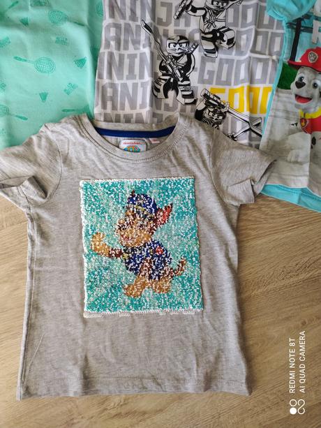 Tričká - výborný stav- 4ks, h&m,104