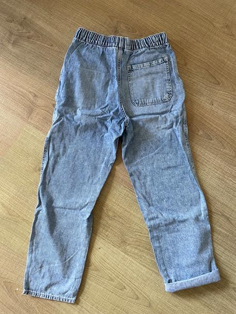 Dievcenske rifle s elastickym pasom, h&m,158